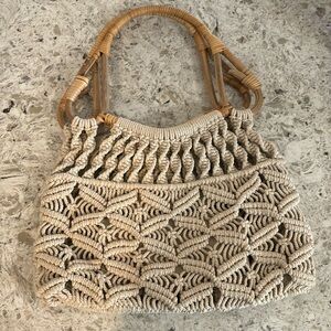 Vintage Macrame Purse